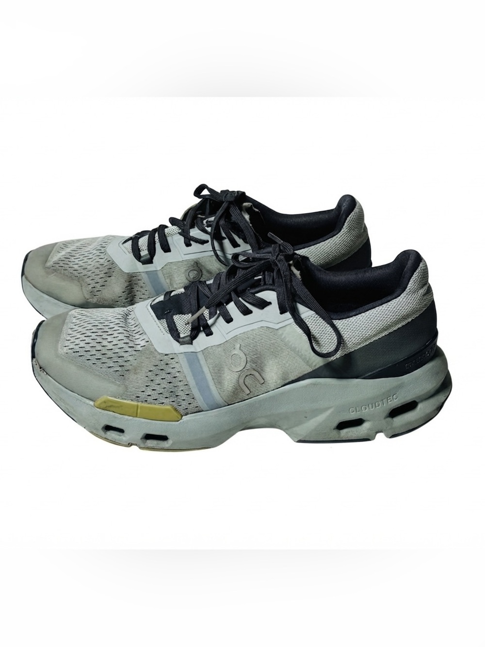 On Cloudgo Men's Running Shoes - Size 10 - Gray/Lime